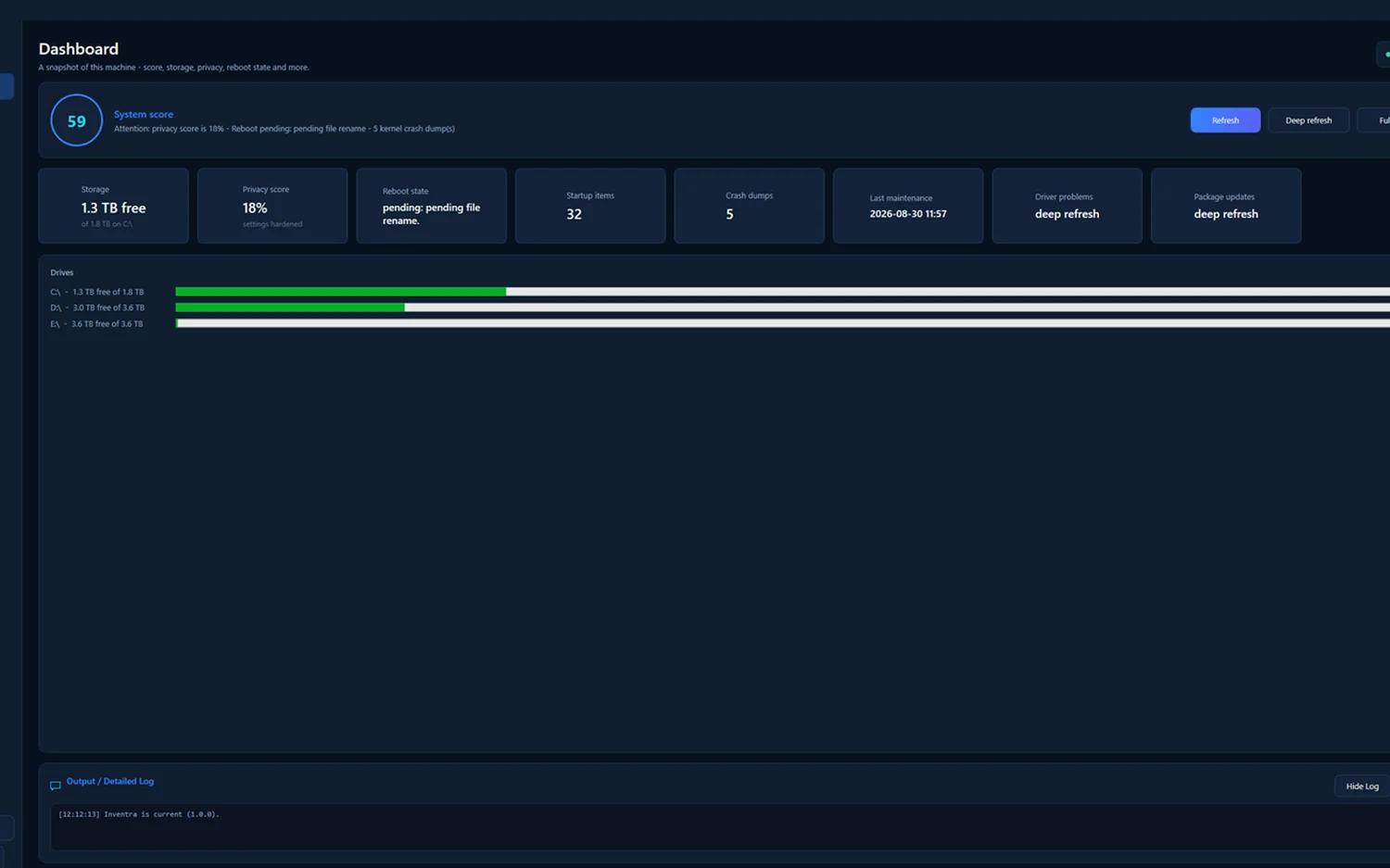 Inventra screenshot